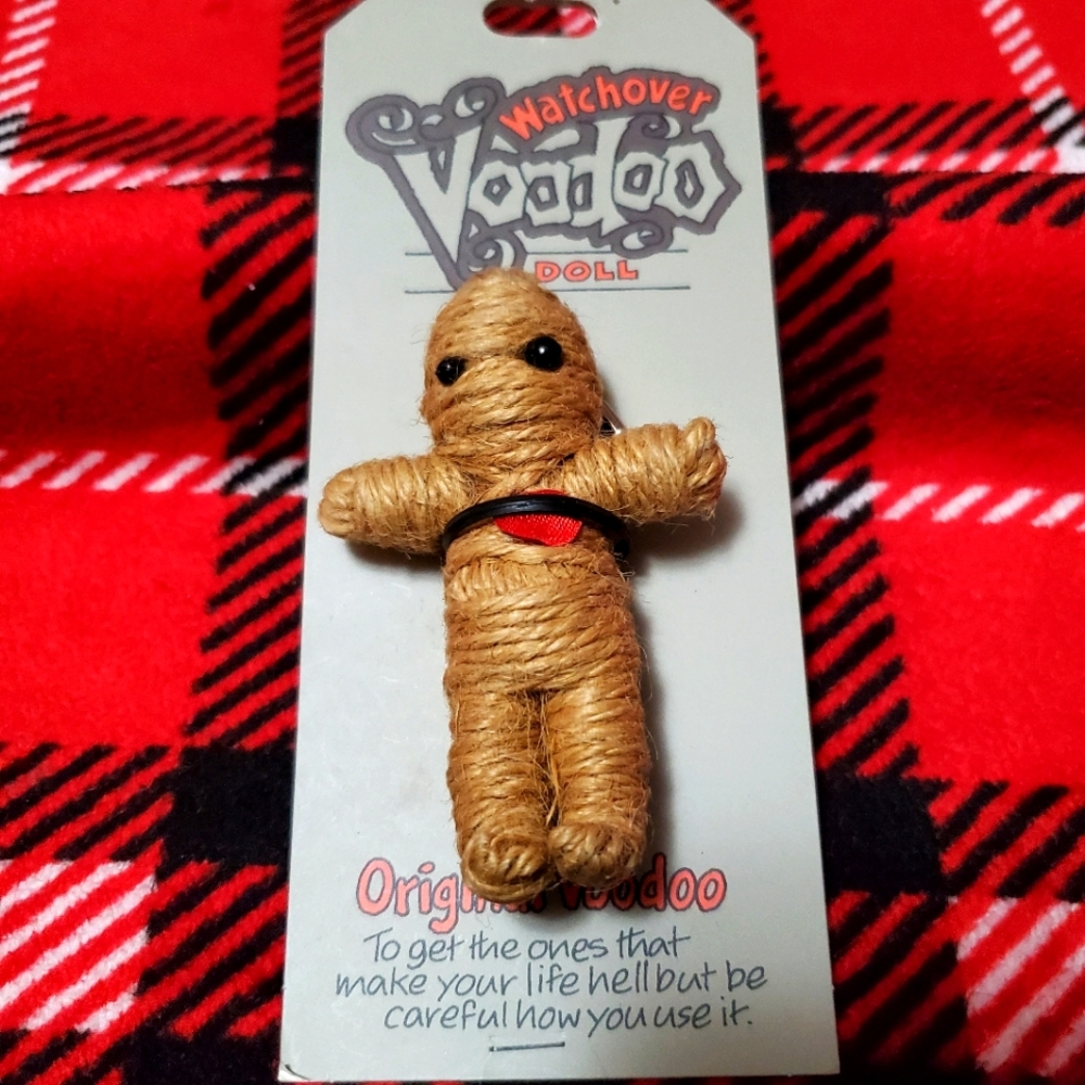 NWT Watchover Voodoo doll keychain